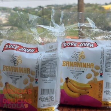 Bananinhas zero açúcar.