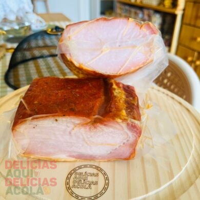 Lombo Suíno defumado artesanalmente