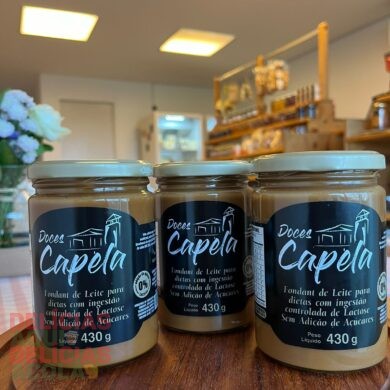 Doce de leite Capela zero açúcar e zero lactose.