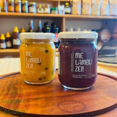 Geleia zero açúcar Me Lambuzei