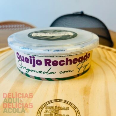 Trufado de requeijão com gorgonzola e figo.