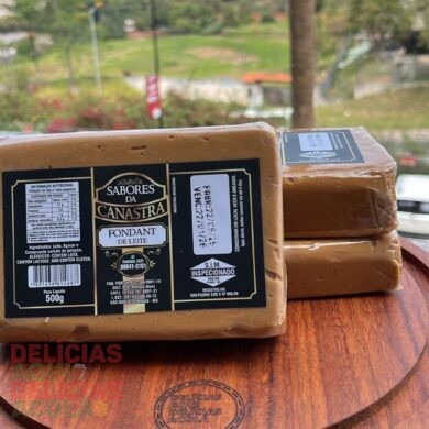 Barra de Fondant de leite.