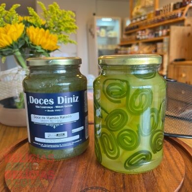 Compota de Mamão rolinho ou ralado Artesanal.
