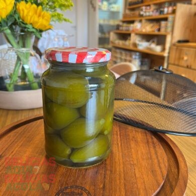 Compota de figo em calda Artesanal.