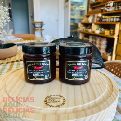 Geleia Terra do Fogo Pimenta com Blueberry e Mel 250g
