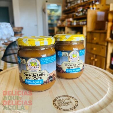Doce de Leite com café zero açúcar.